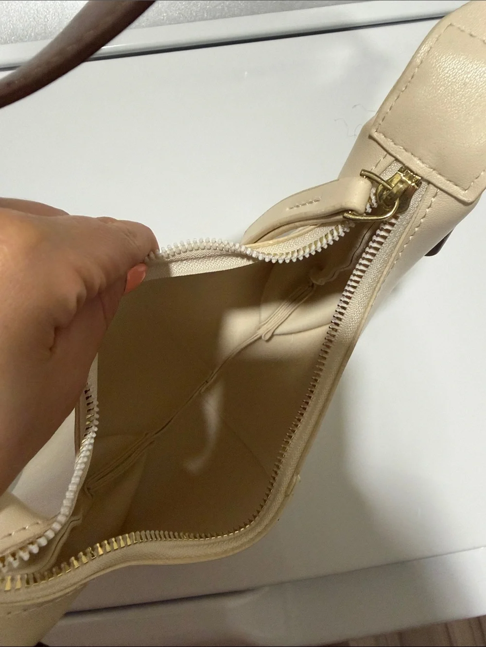 SHEIN minimalist cream